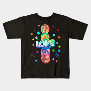 80's Love I love the 80s Tape Party Kids T-Shirt